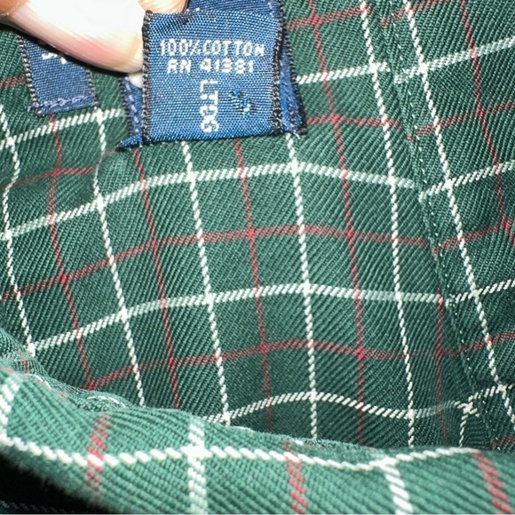 Ralph Lauren Classic Fit Size Large Windowpane Plaid Brown Pony Western Cowboy - Picture 14 of 14